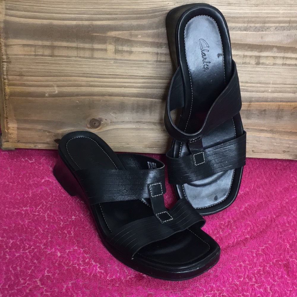Clarks Slip-on Sandals